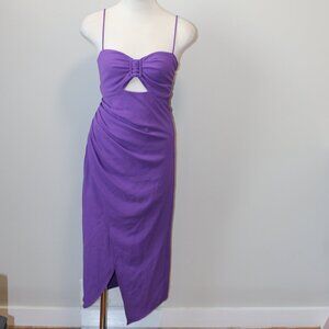 C/MEO Collective | CMEO 'Heat' Midi Dress in Violet